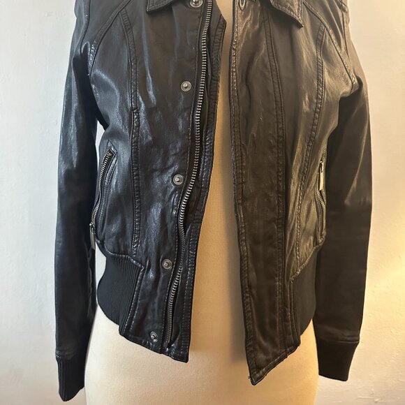 Black Leather Jacket - Picture 5 of 8